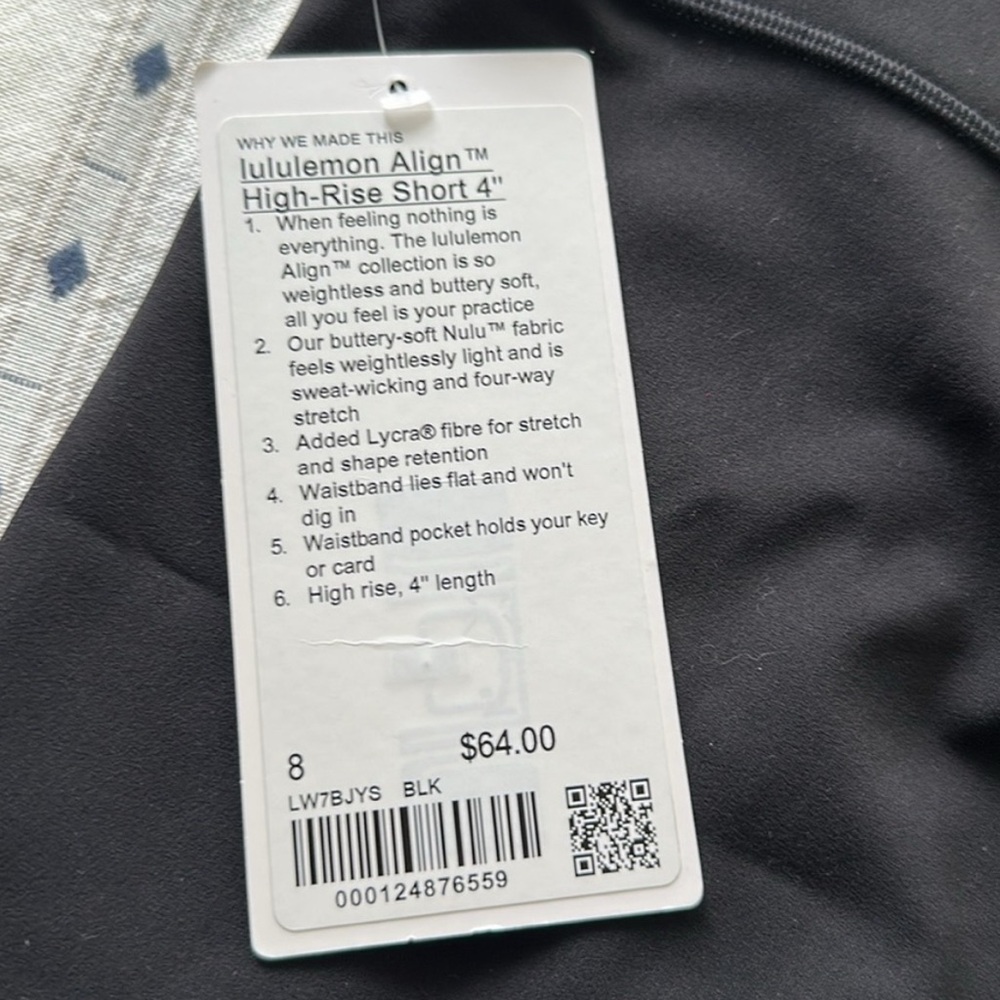 Lululemon Align HR Short 4” - Picture 2 of 2